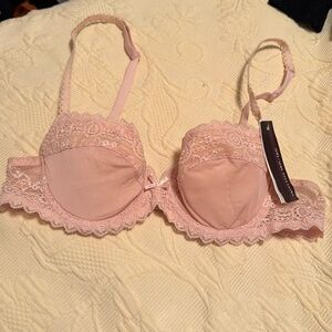 PRINCESSE TAM TAM Pink Lace Underwire Bra NWT
